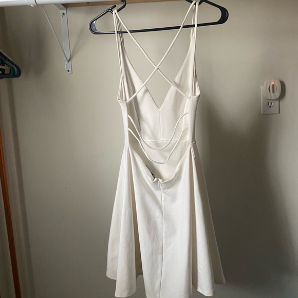 LuLus White Skater Dress - Picture 5 of 6